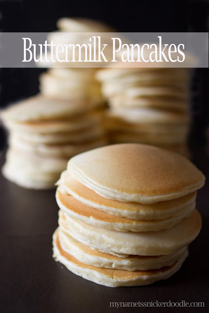 The best homemade Buttermilk Pancakes!  