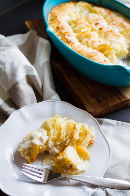 Such a perfect Scalloped Potato recipe for all those holiday meals! | My Name Is Snickerdoodle