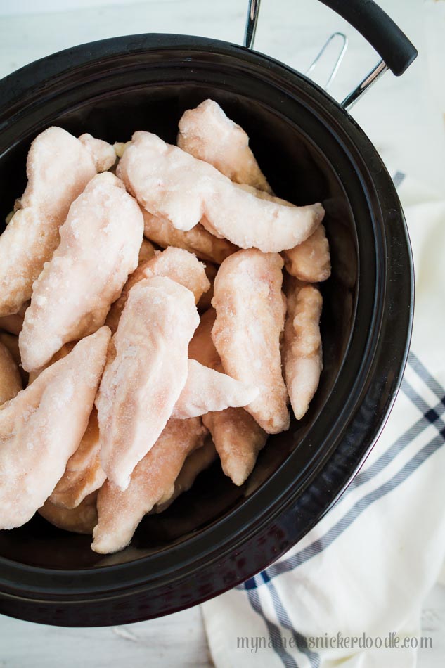 How To Cook, Shred and Freeze Chicken For Easy Meal Prep In A Crock Pot