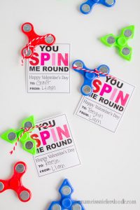 Valentine Printable For Fidget Spinners