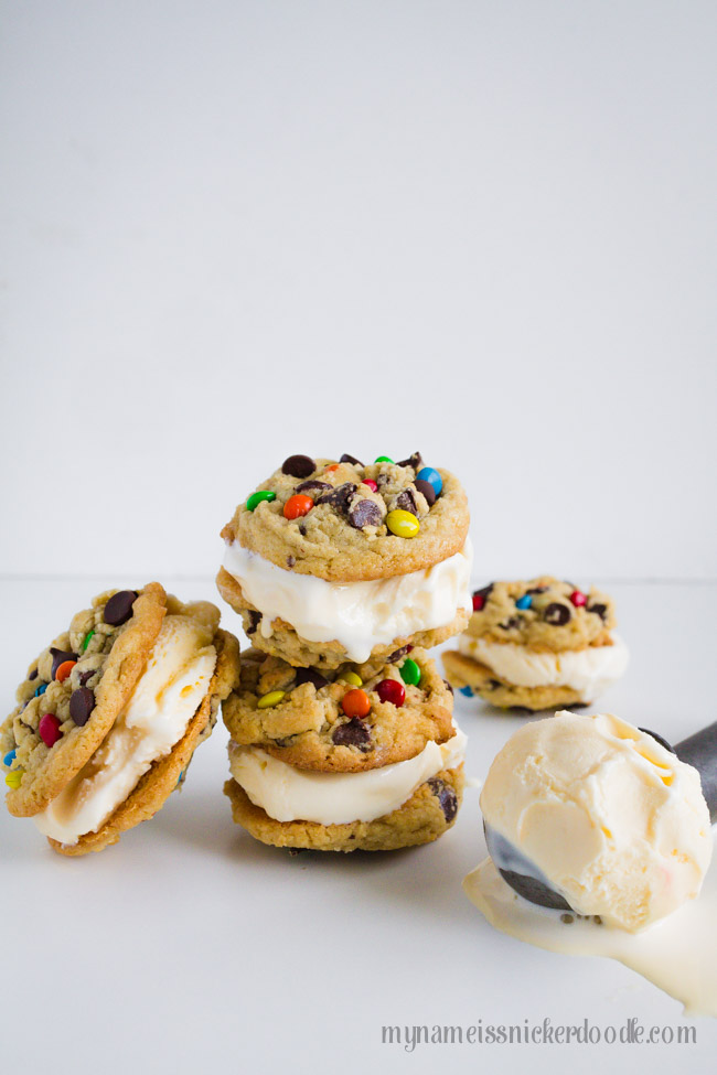 Chocolate Chip Ice Cream Sandwich Cookies Recipe