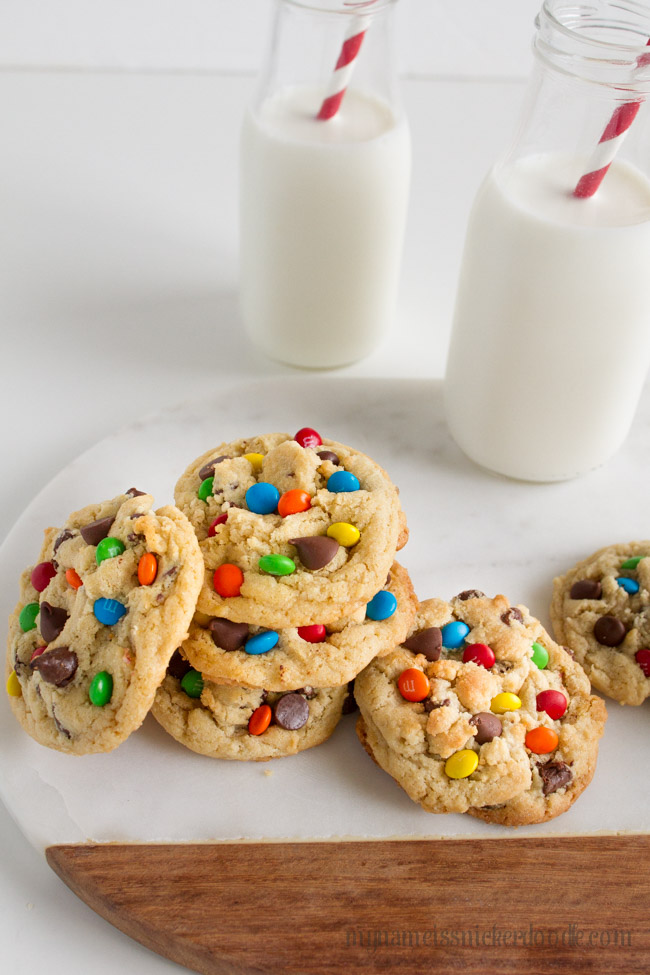 M&M Chocolate Chip Cookies | Recipe | From Scratch | Easy | Candy