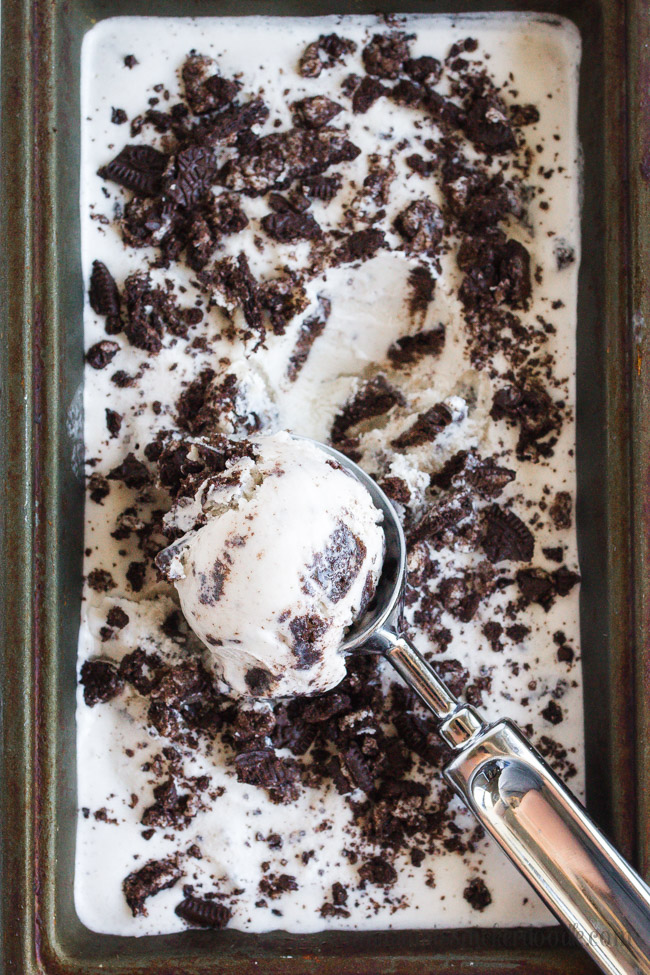 Homemade Cookies and Cream Ice Cream | Recipe | Dessert