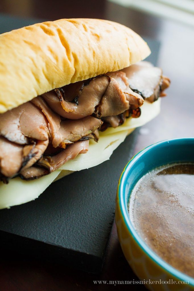 Easy Slow Cooker French Dip Sandwiches With Au Jus