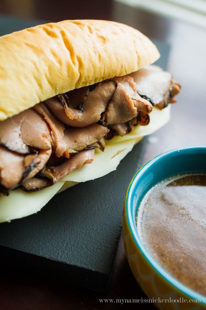 Easy Slow Cooker French Dip Sandwiches With Au Jus Easy Slow Cooker French Dip Sandwiches With Au Jus