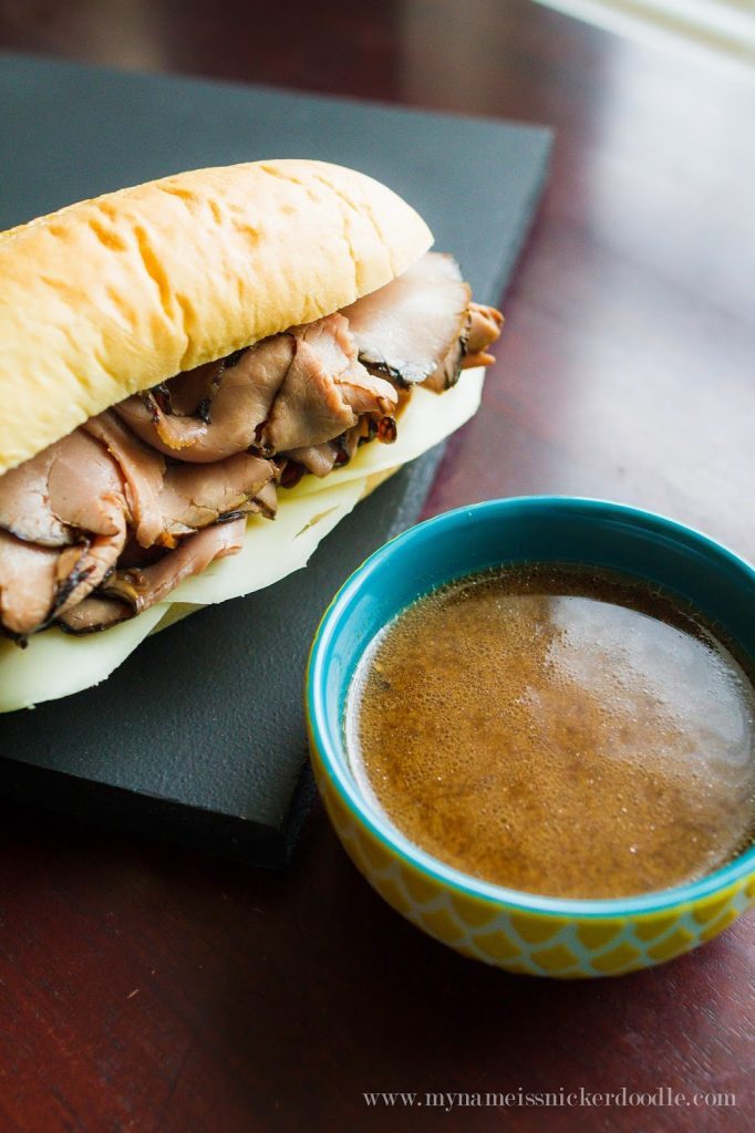 Easy Slow Cooker French Dip Sandwiches