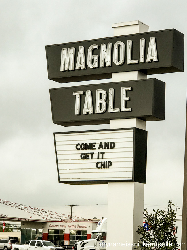 Magnolia Table Come and Get It Chip Gaines Marquee Sign