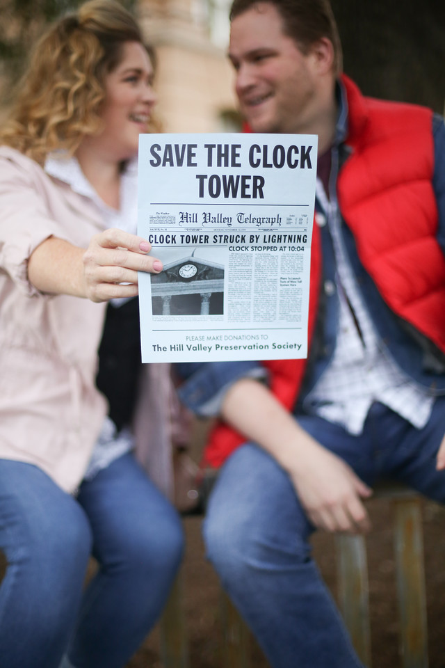 Back To The Future Marty And Jennifer Save The Clock Tower