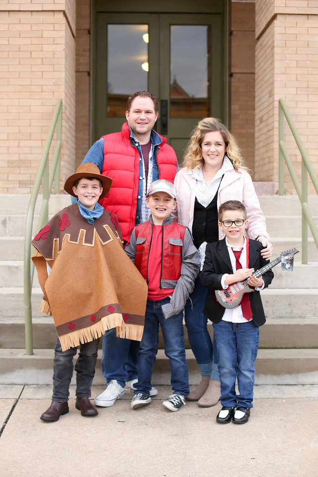 Back To The Future Family Picture Costumes