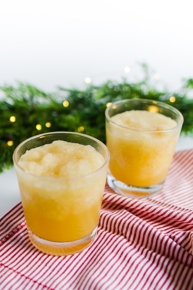 Christmas Punch is slushy, sweet and sparkly an easy holiday recipe.