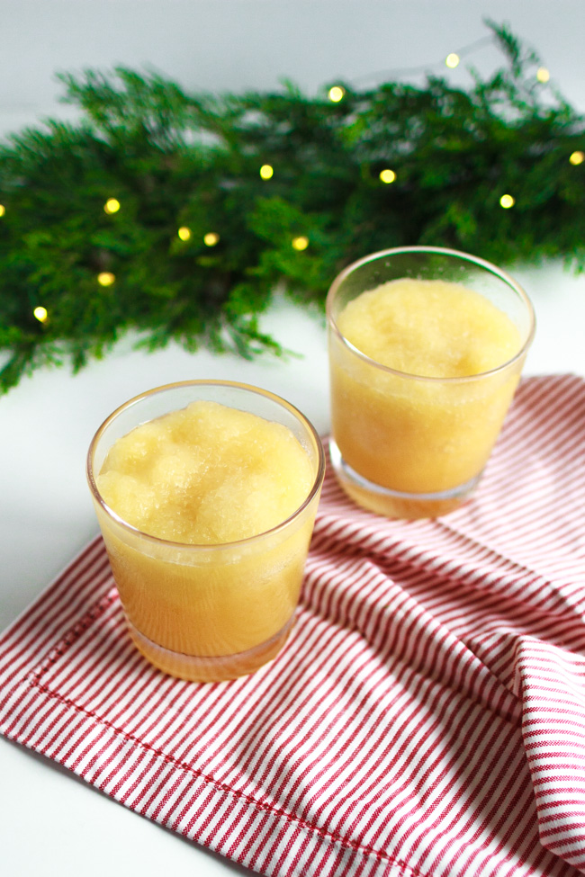 Christmas Punch is slushy, sweet and sparkly an easy holiday recipe.
