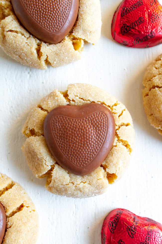 Peanut Butter Blossoms Valentine Version