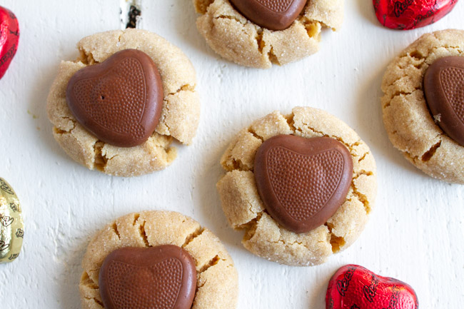 Peanut Butter Blossoms Valentine Version