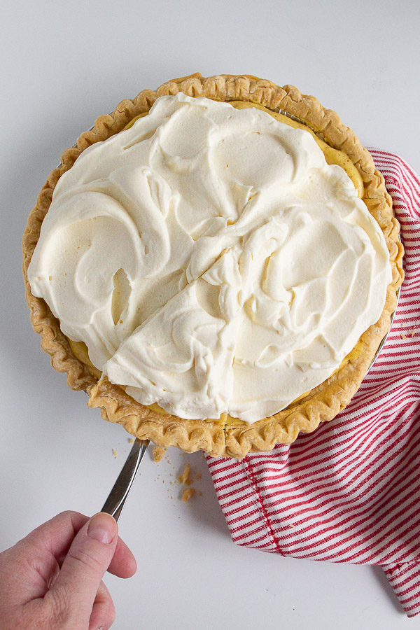 Eggnog Pie is the perfect no bake dessert for the holidays!