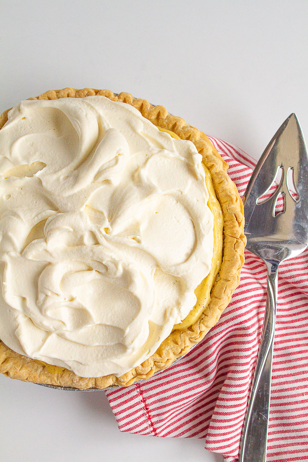 Eggnog Pie is the perfect no bake dessert for the holidays!