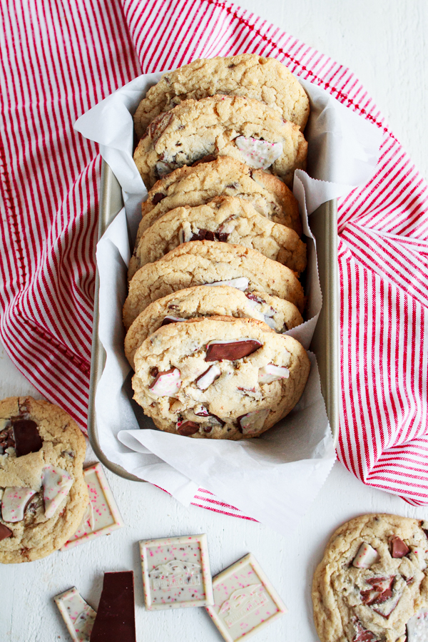 Peppermint Bark Cookies 