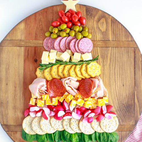 Christmas Tree Cheese And Cracker Tray By My Name Is Snickerdoodle