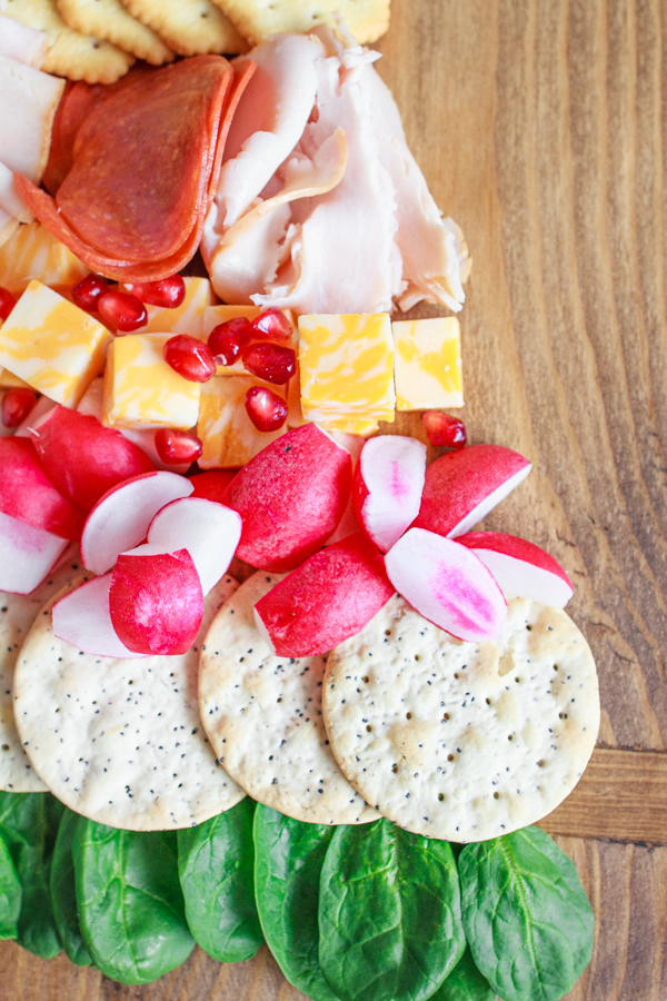 The Ultimate Holiday Appetizer! A Christmas Tree Cheese and Cracker Tray would be great for any holiday party.