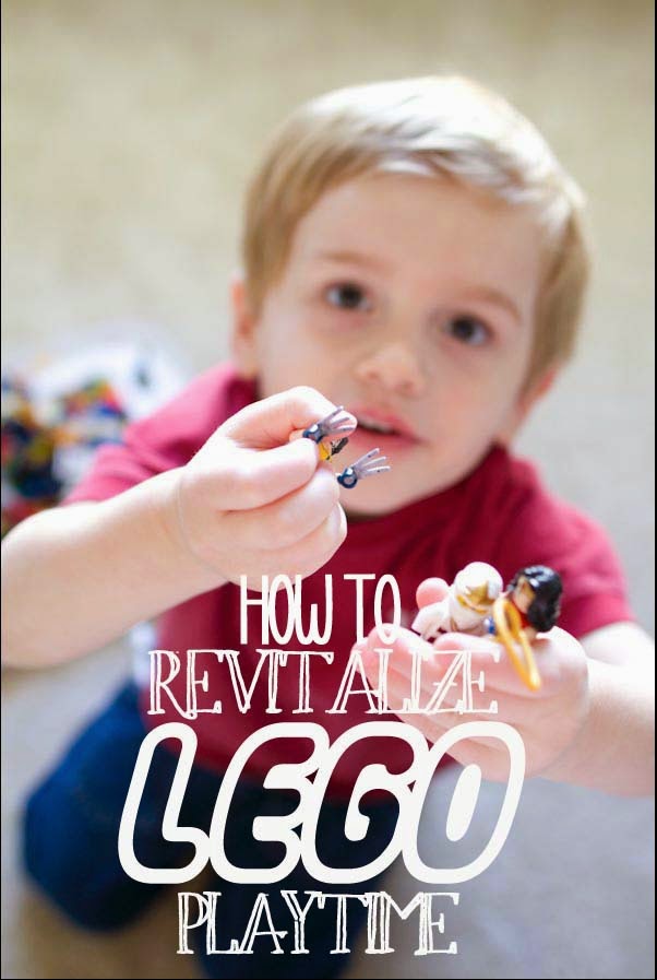 How to revitalize playing with LEGO to keep little kids busy with indoor playing. 