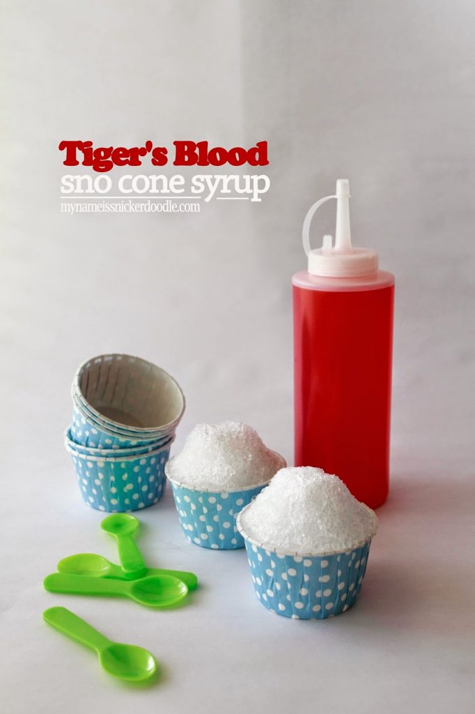 Tiger's Blood Sno Cone Syrup recipe.