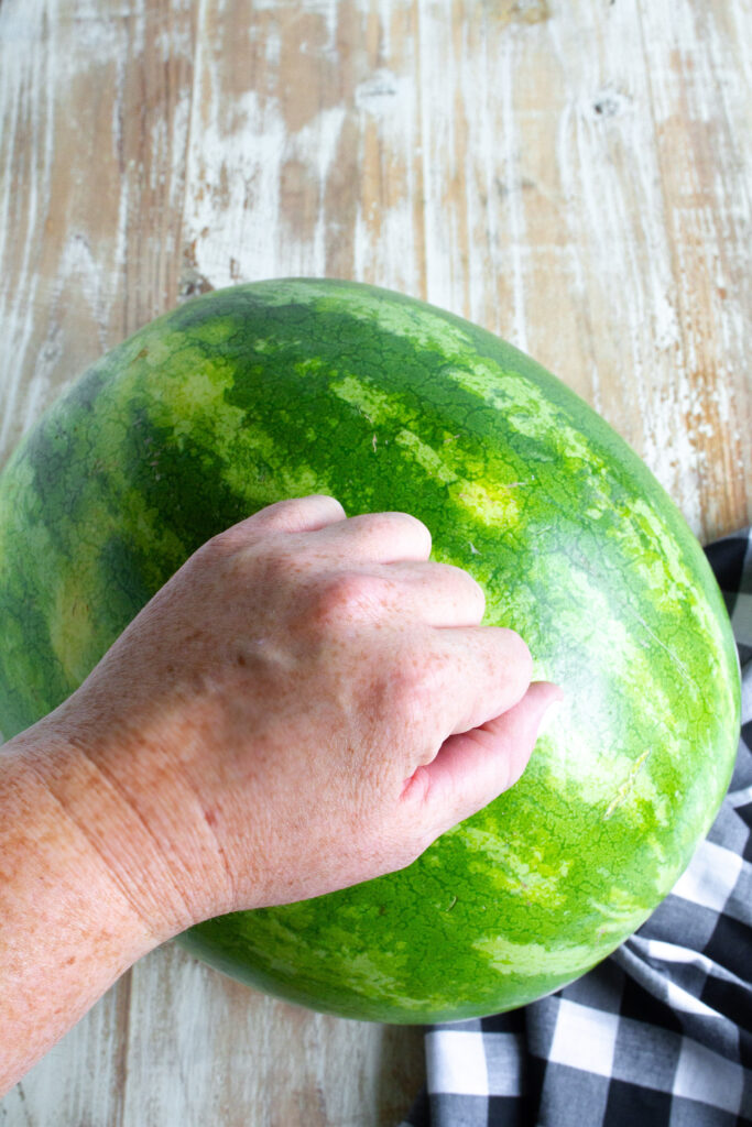 How To Pick The Best Watermelon by knocking on it.