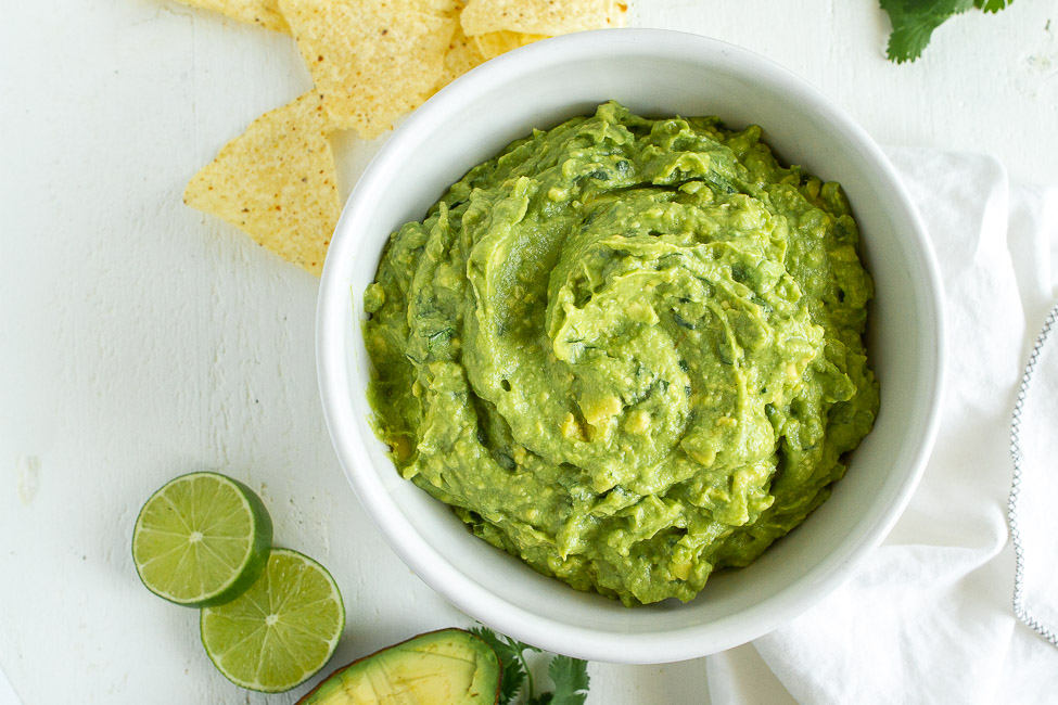 Simple guacamole recipe.