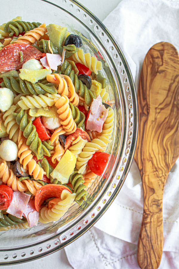 Italian Pasta Salad with artichokes