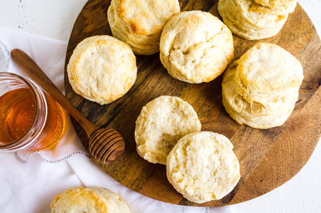 Homemade Flaky Buttermilk Biscuits