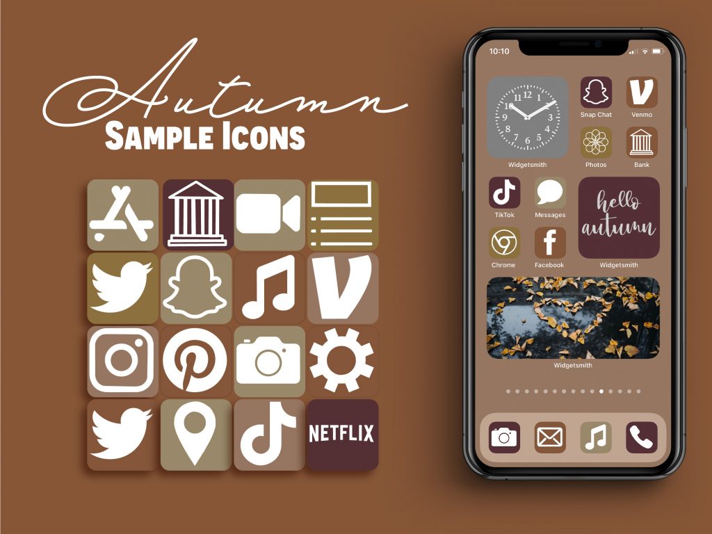 Autumn IOS App iPhone Icon Bundles