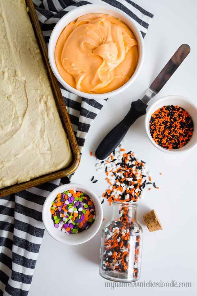 Ingredients for Halloween Sugar Cookies