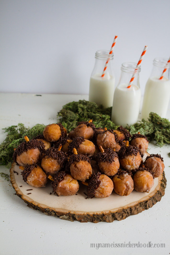 Acorn Donut Holes
