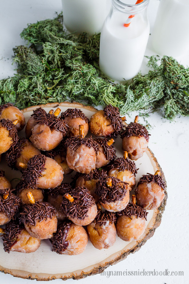 Acorn Donut Holes