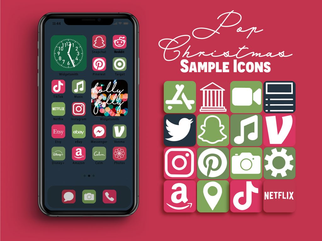 Pop Christmas IOS App iPhone Icon Bundles