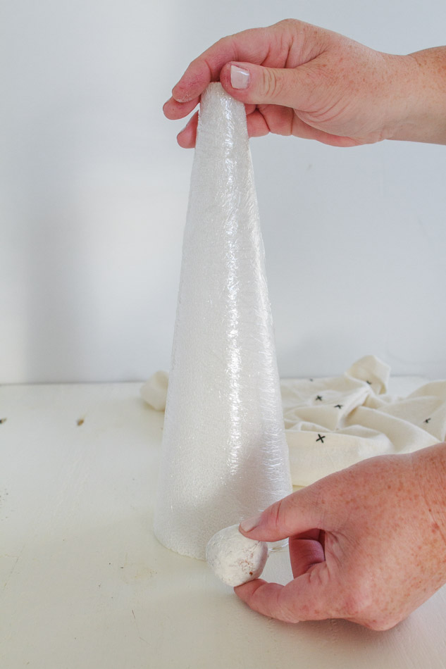 Styrofoam cone