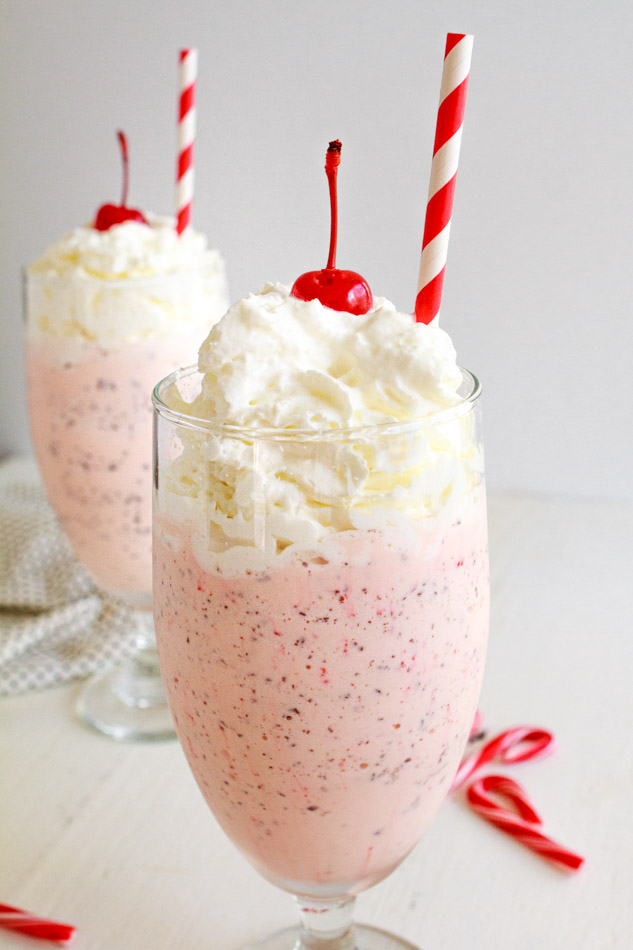 Copy cat recipe for Chickfila's Peppermint Chip Milkshake