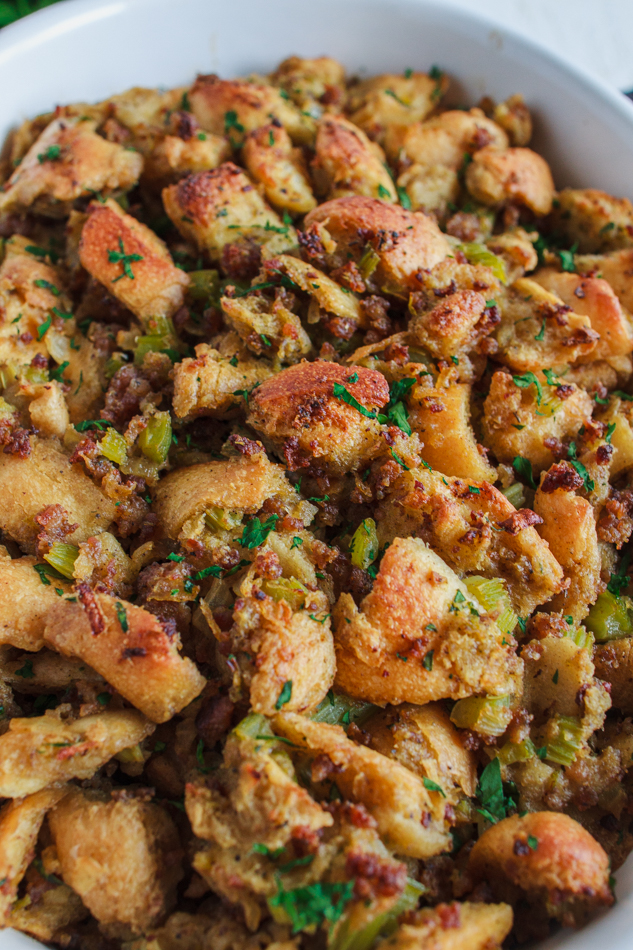 Sausage Stuffing | Recipe By My Name Is Snickerdoodle