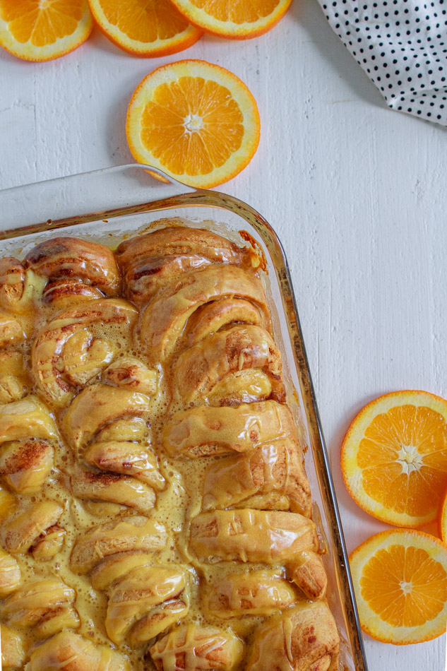 These semi homemade Orange Rolls are super simple to make and a family favorite