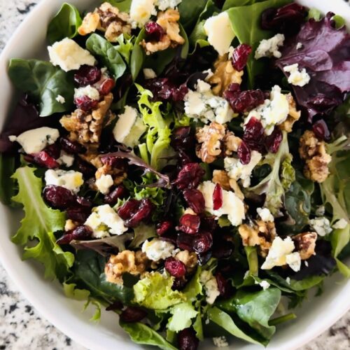 Gorgonzola and Walnut Salad - My Name Is Snickerdoodle